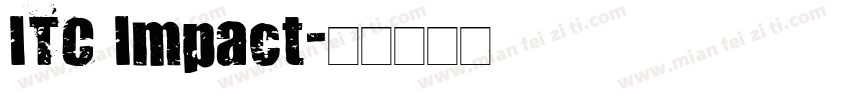 ITC Impact字体转换